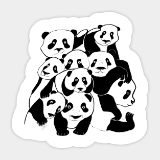 pandas Sticker